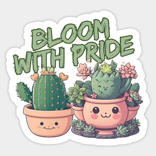 Gardening - Bloom with pride Sticker